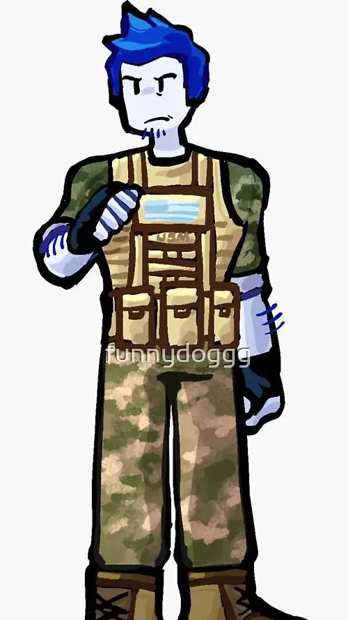 ai character: guest 1337 but sus background