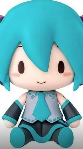 ai character: miku background