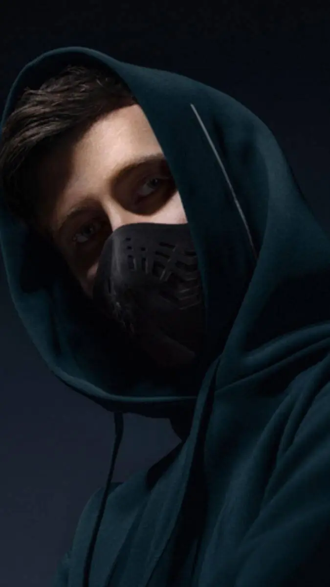 ai character: Alan Walker  background