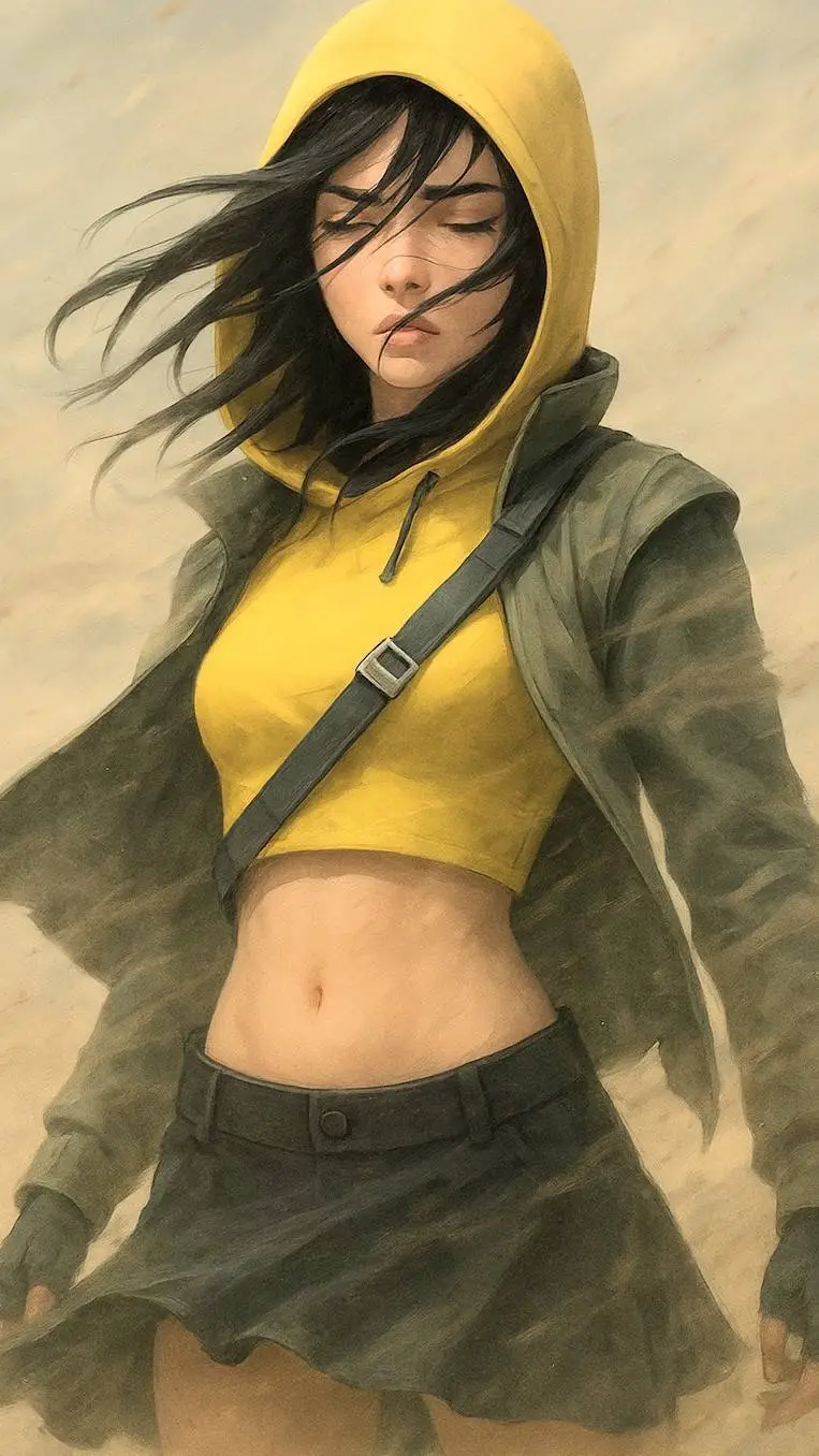 ai character: Blair stealthy background
