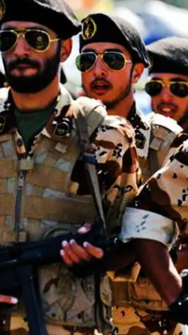 ai character: Iran military  background