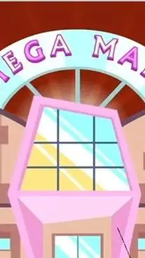 ai character: BFDI Mall go wrong background