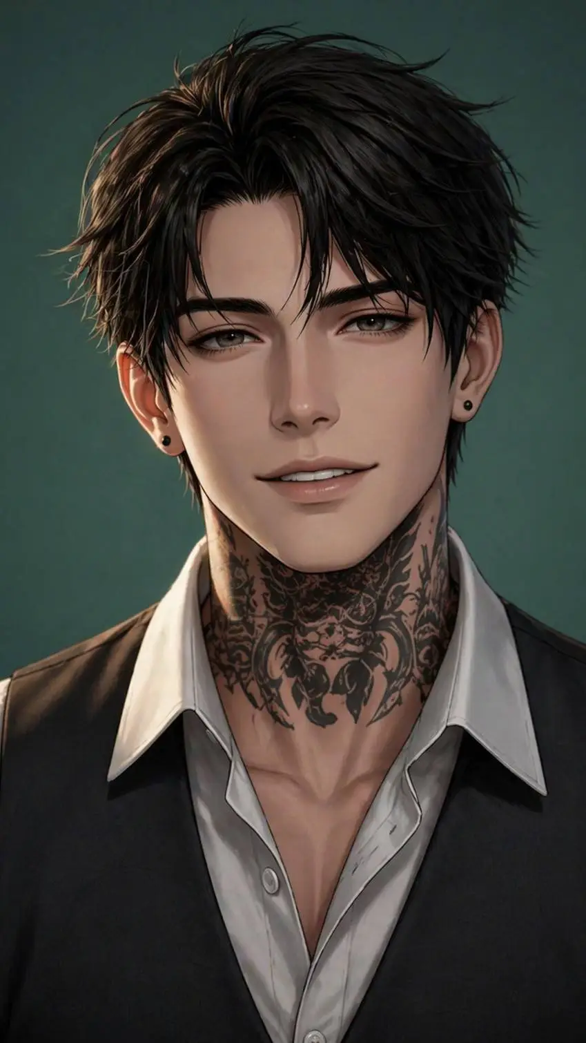 ai character: Tsuki  background