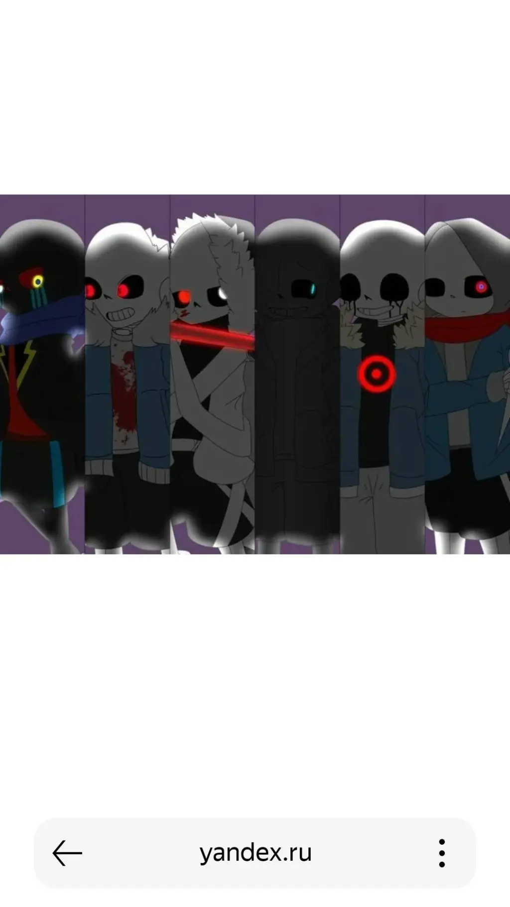 ai character: bad Sans background