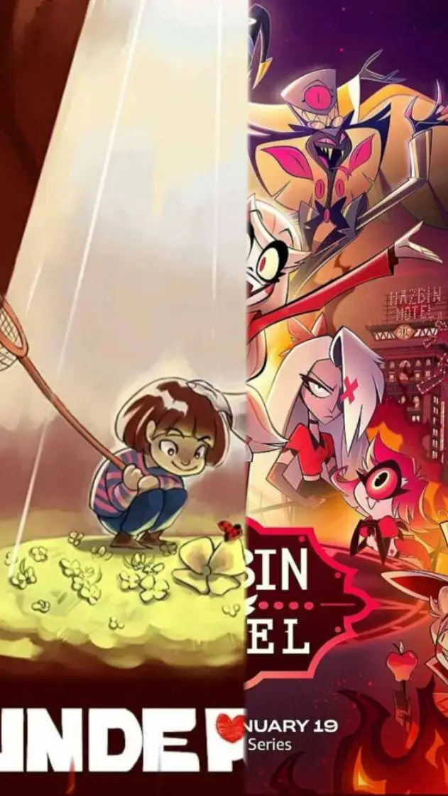 ai character: under+hazbin background