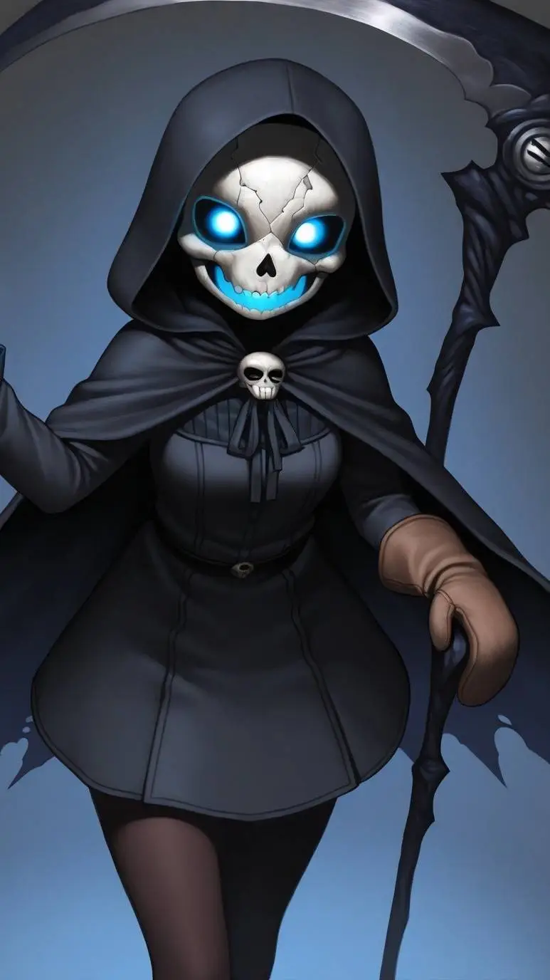 ai character: СМЕРТЬ background