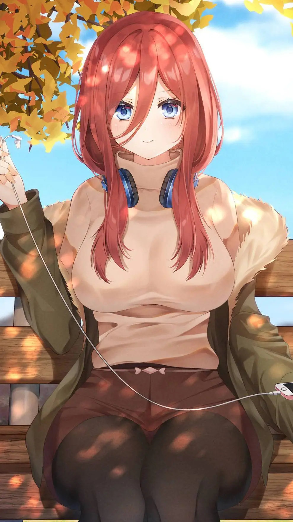 ai character: Miku nakano  background