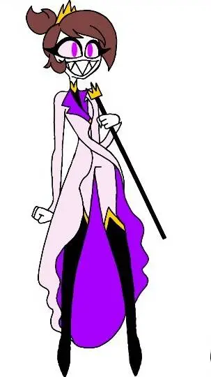 ai character: celestia la Reyna  background