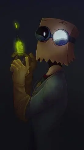 ai character: DR. flug background