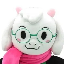 chat with ai character: Ralsei peluche