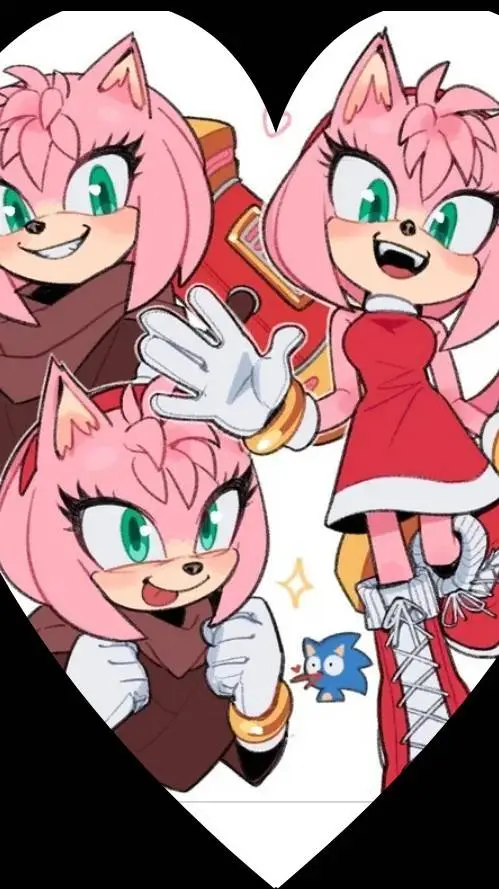 ai character: Amy Rose background