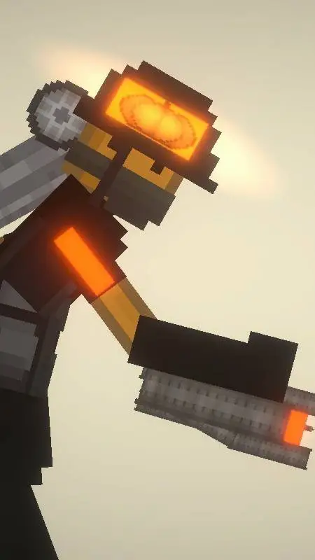 ai character: pumpkin semi-titan background