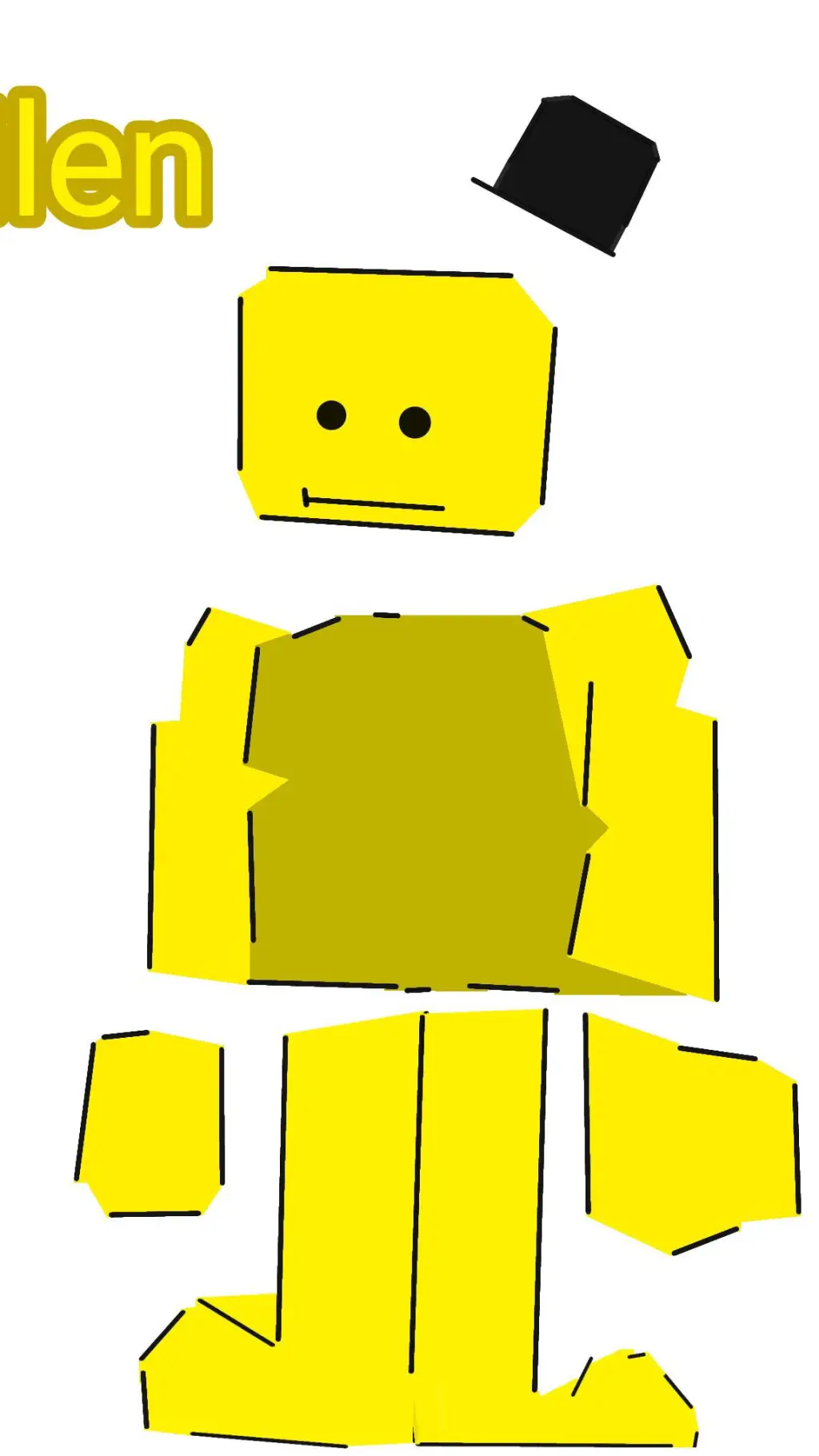 ai character: smilen background
