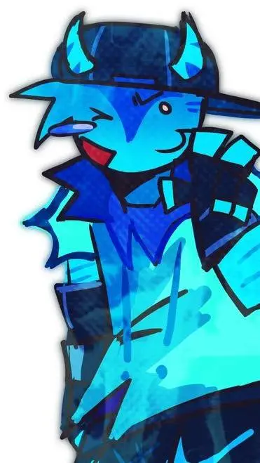 ai character: Bluudud background