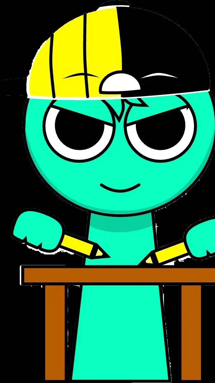 ai character: Sprunki Tabler background