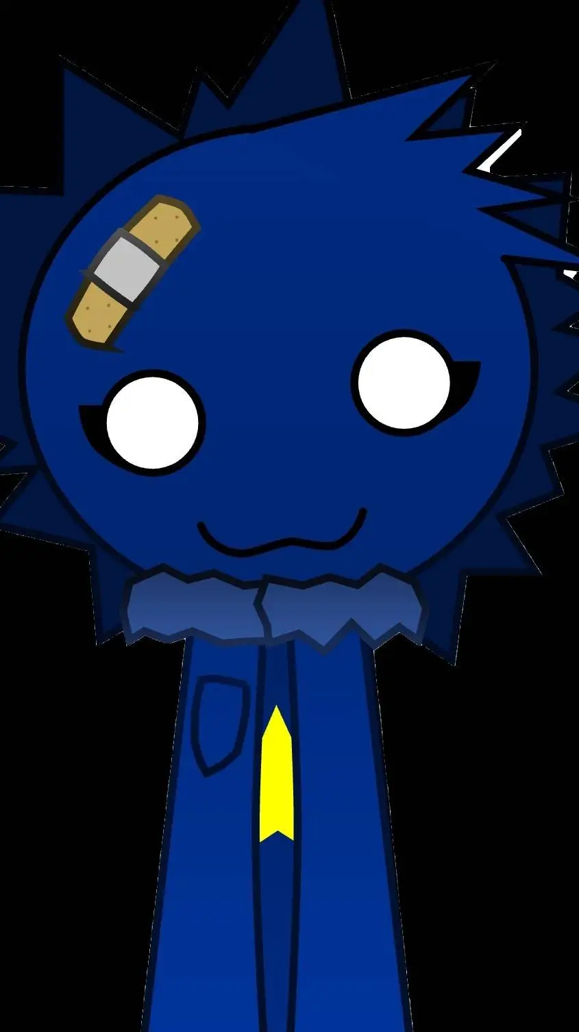 ai character: Sprunki Bluestar background