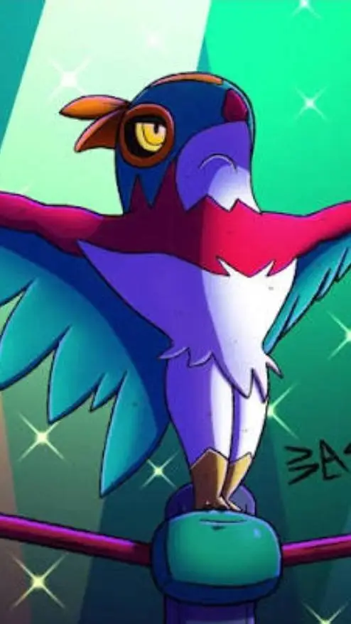 ai character: Hawlucha background