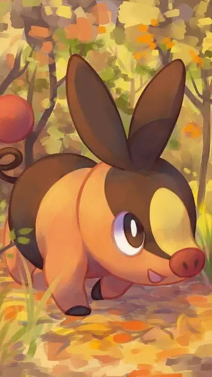 ai character: Tepig background