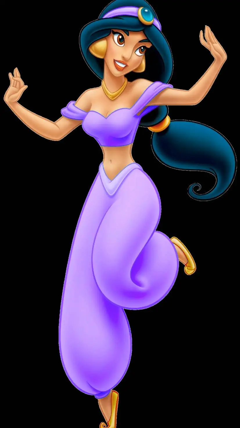 ai character: Jasmín Morado background
