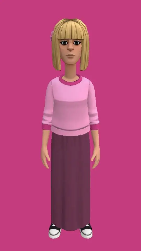 ai character: lily background