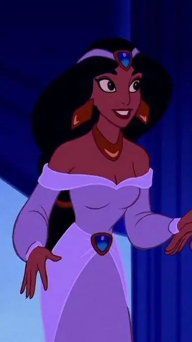 ai character: Jasmín Miel luna background