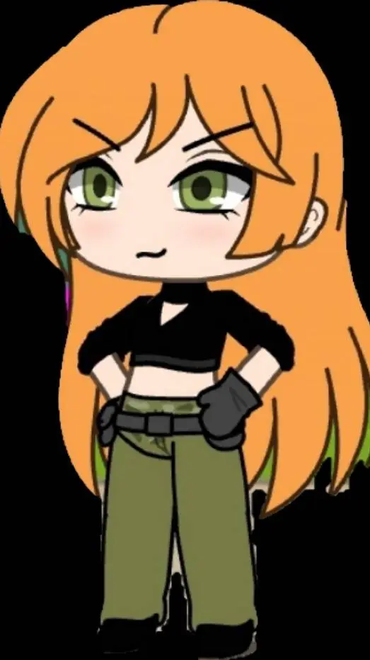 ai character: gacha Kim possible background