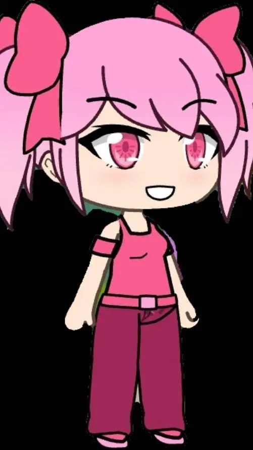 ai character: silva pink love background