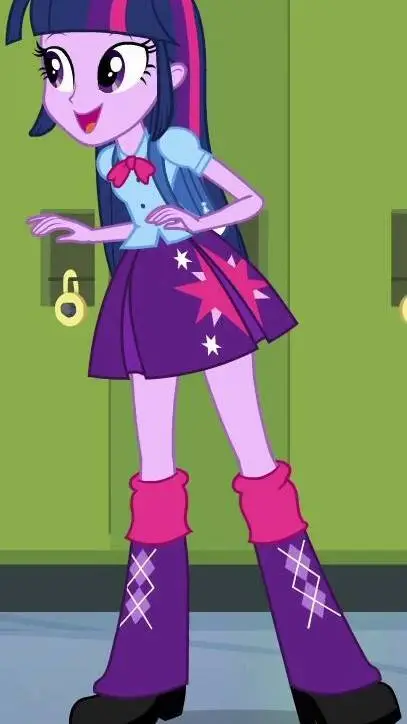 ai character: Twilight sparkle background