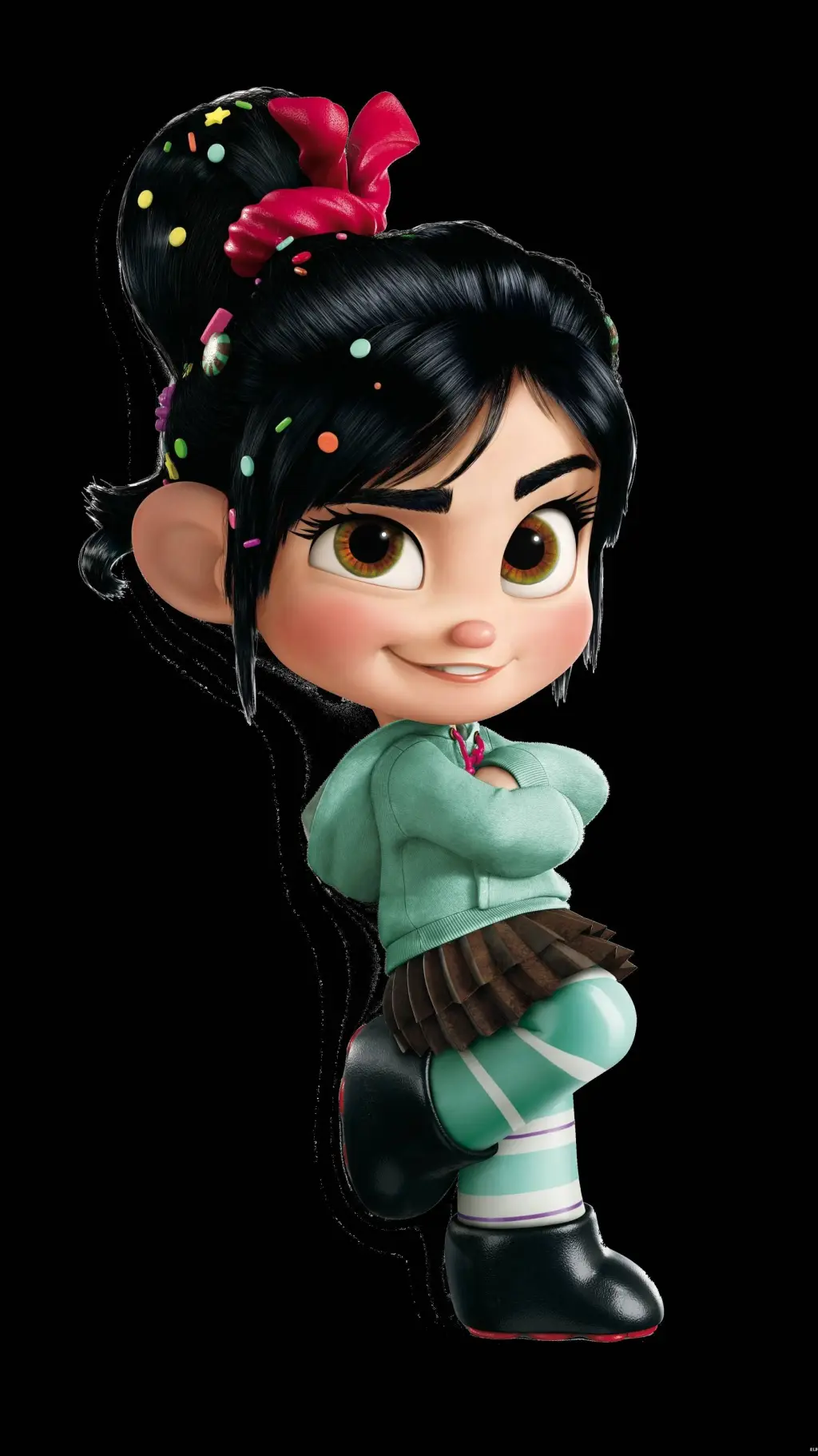 ai character: vanellope  background