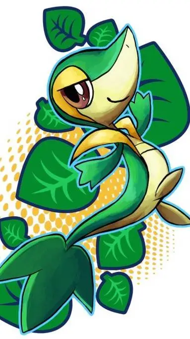 ai character: snivy background