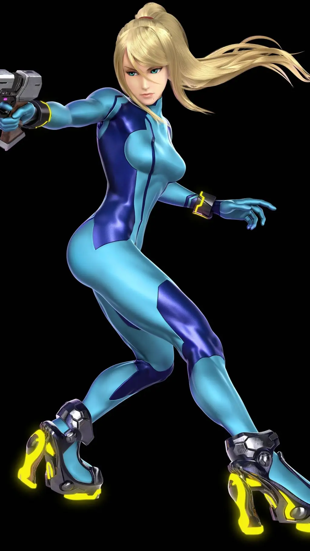 ai character: Zero suit Samus background