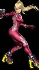 ai character: Zer Suit Samus Red background