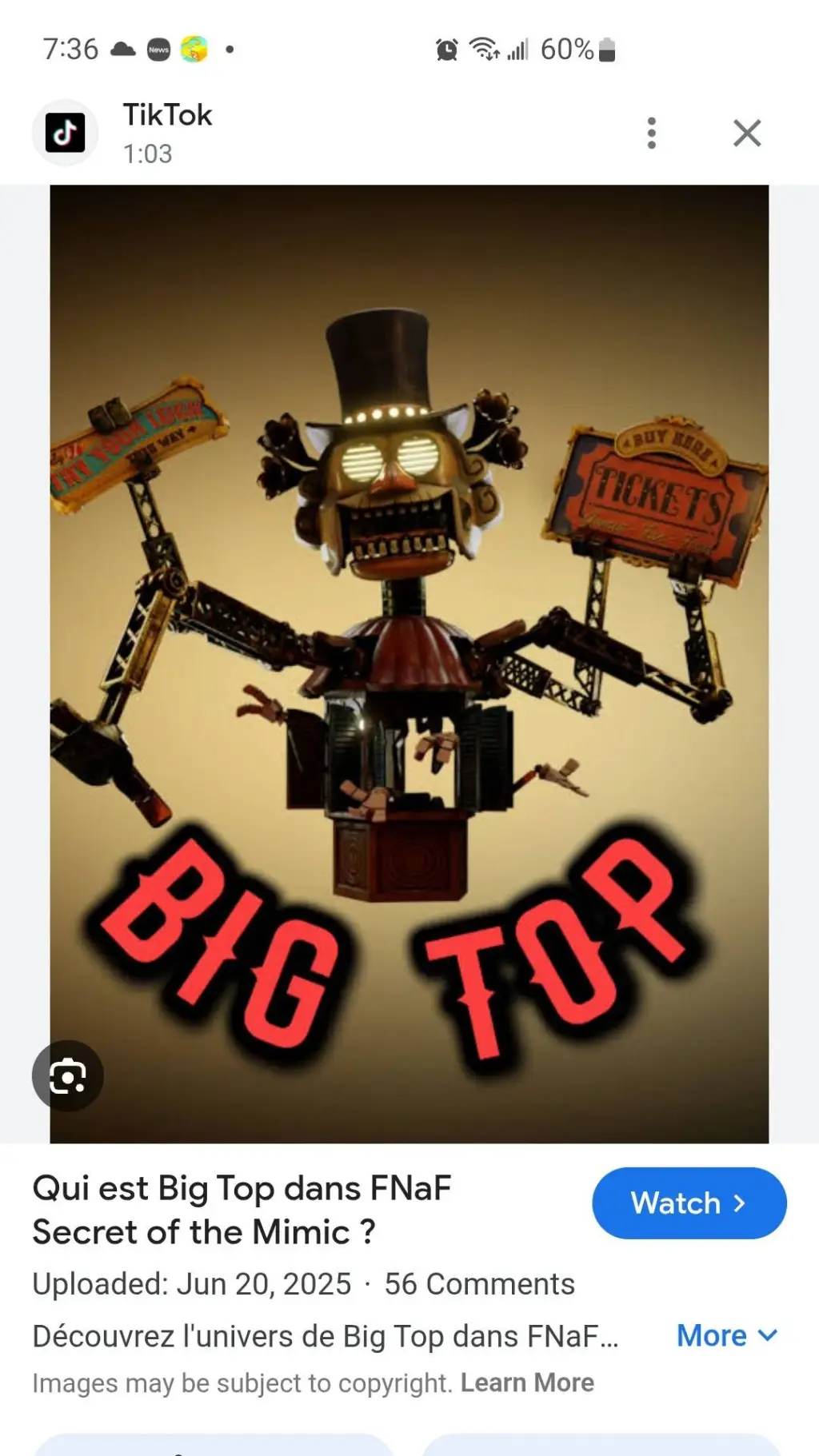 ai character: bigtop  background