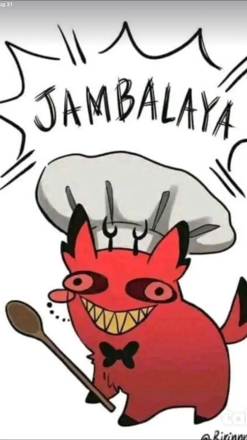 ai character: JAMBALAYA TIME background