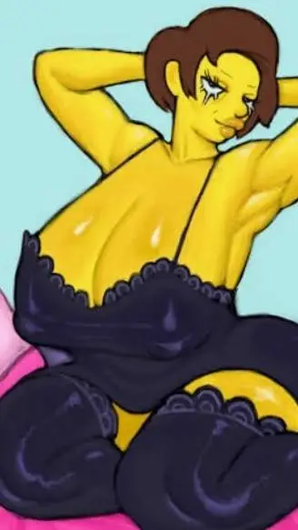 ai character: Edna krabappel background