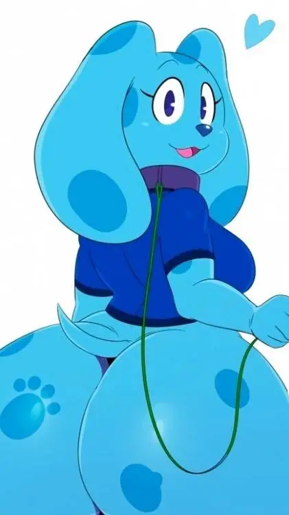 ai character: Blue background