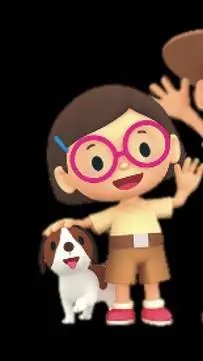 ai character: hermanita de leo background
