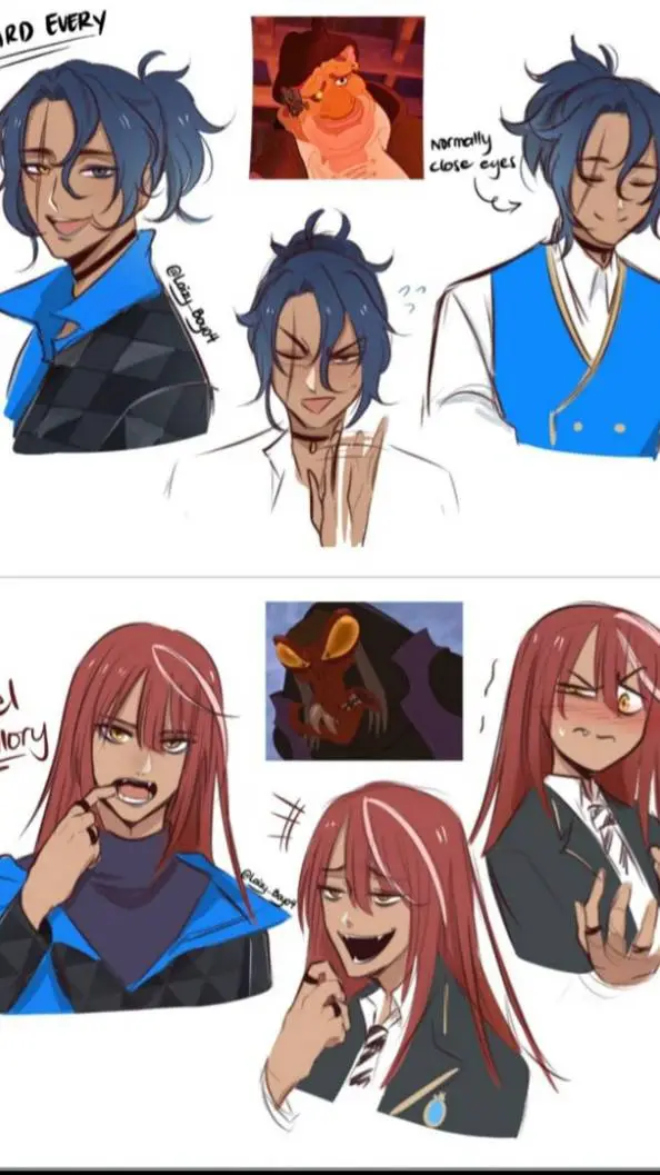 ai character: Axel x Edward  background