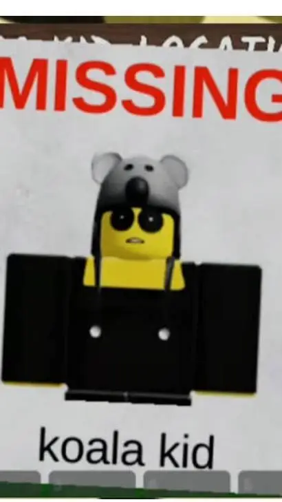 ai character: criança koala background