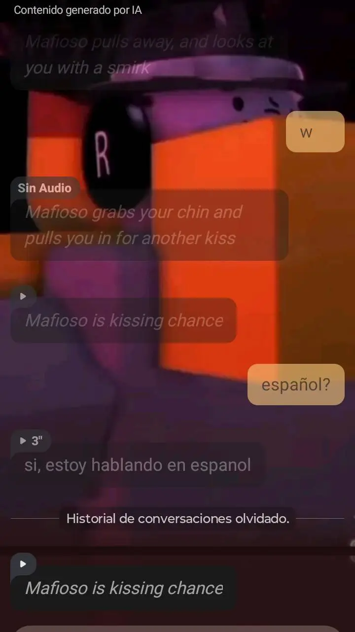 ai character: Chance x mafioso  background