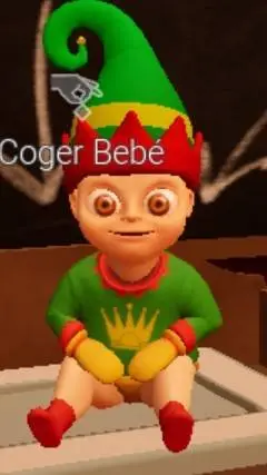 ai character: bebe de amarillo background