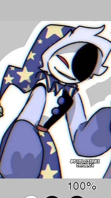 ai character: moon background