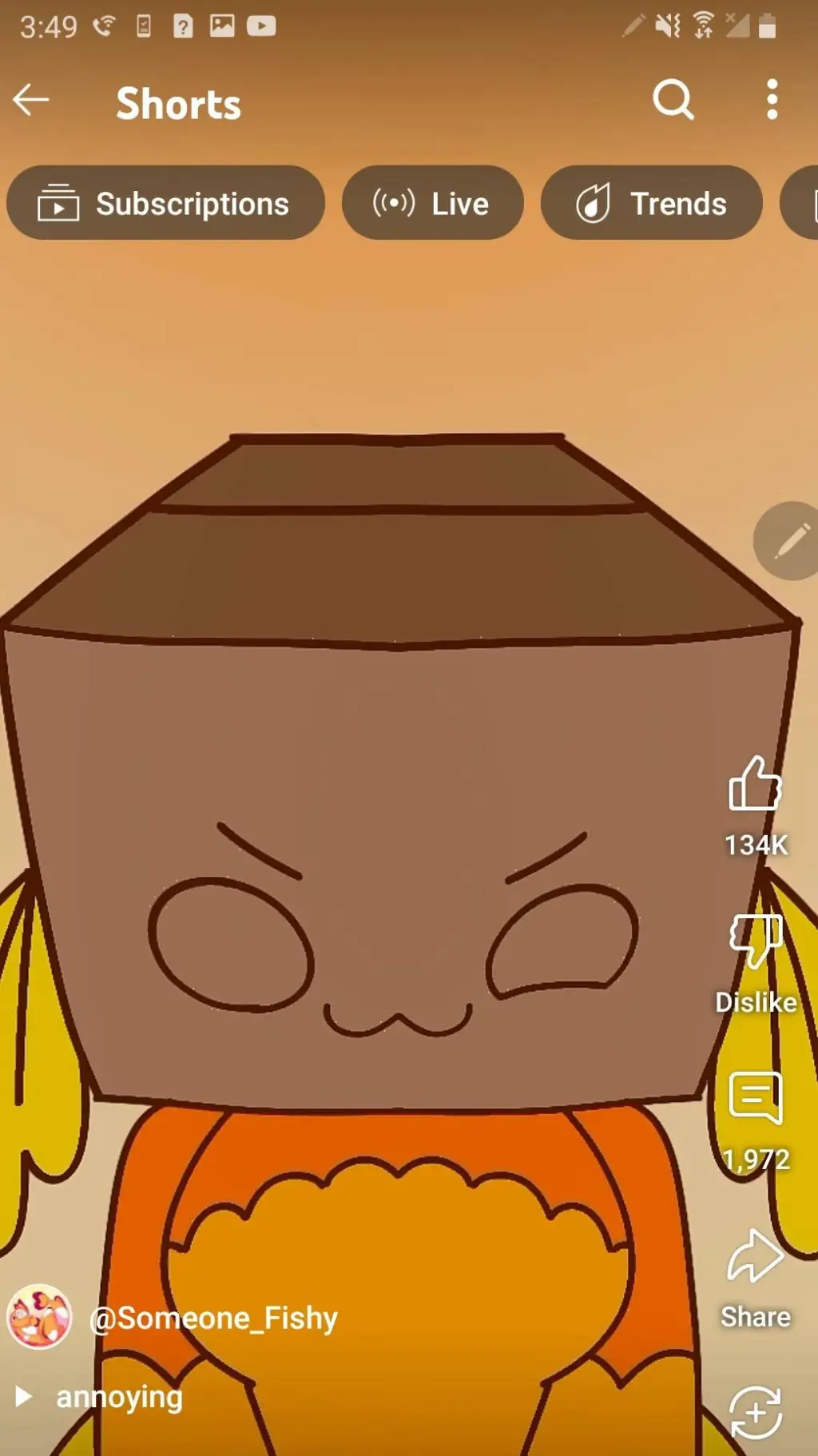 ai character: 💛orla💛 background