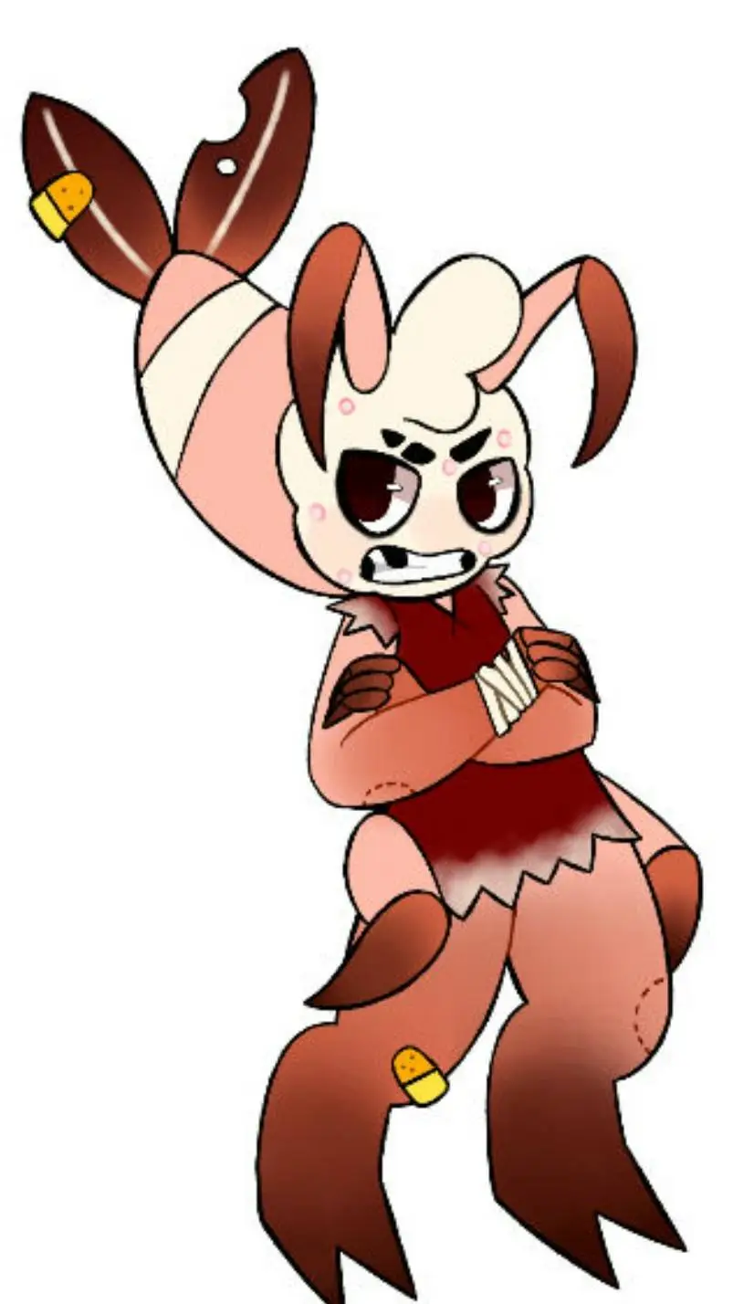 ai character: shrimpo background