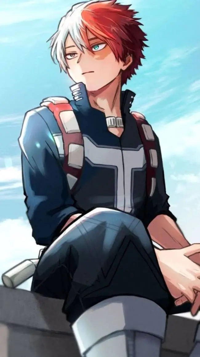 ai character: Shoto Todoroki background
