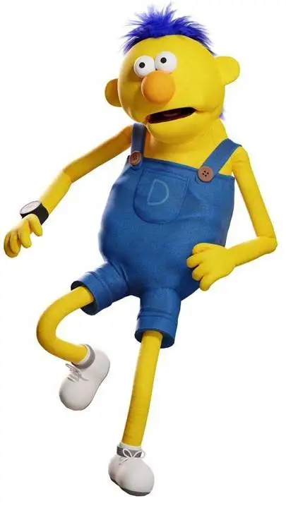 ai character: Yellow guy background