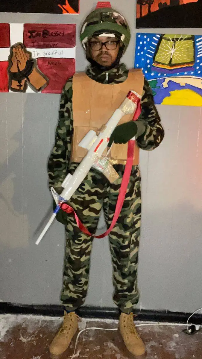 ai character: fighter background