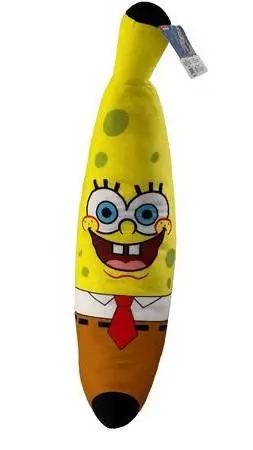 ai character: Spongebob banana background