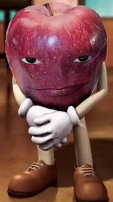 ai character: bad apple background