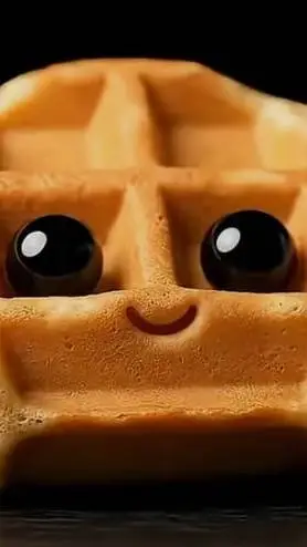 ai character: niche waffle background